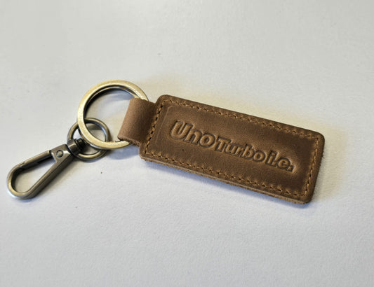 Keychain brown Uno Turbo / Schlüsselanhänger Braun.
