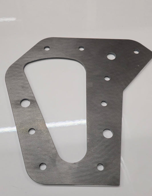 Einschweiss-Verstärkungsblech Karosserie Lenkungsaufnahme Serie 105 ,   Stahl 4mm